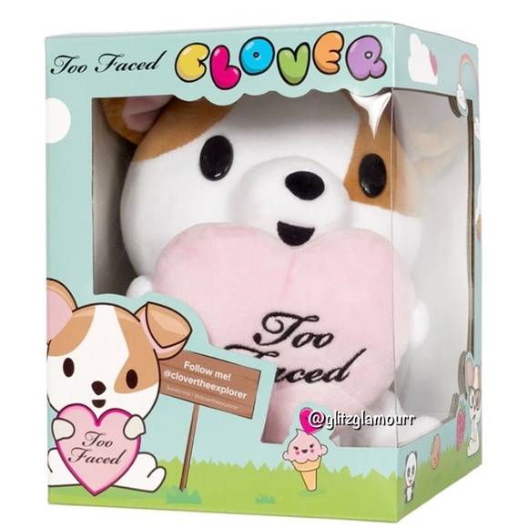 🐶Too Faced Stuffed Clover Limited Edition Plush Puppy🐶 - Picture 2 of 3